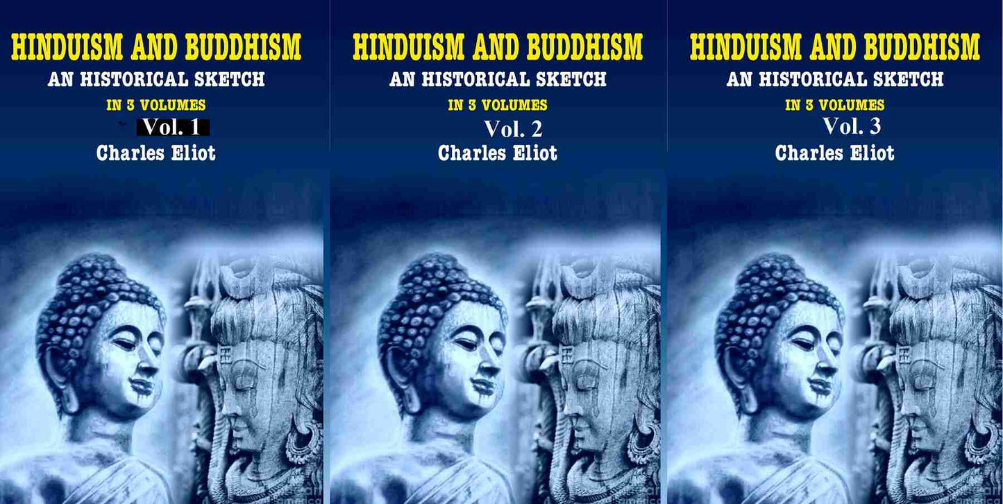 Hinduism and Buddhism An Historical Sketch 3 Vols. Set - Gyan Books - Swadesiicart