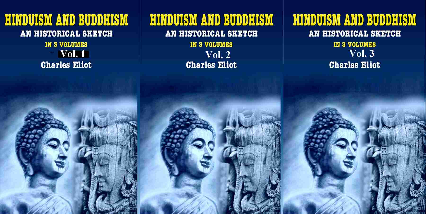 Hinduism and Buddhism An Historical Sketch 3 Vols. Set - Gyan Books - Swadesiicart