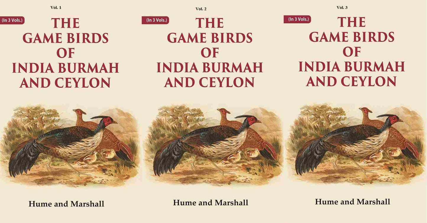 The Game Birds of India Burmah And Ceylon 3 Vols. Set - Gyan Books - Swadesiicart