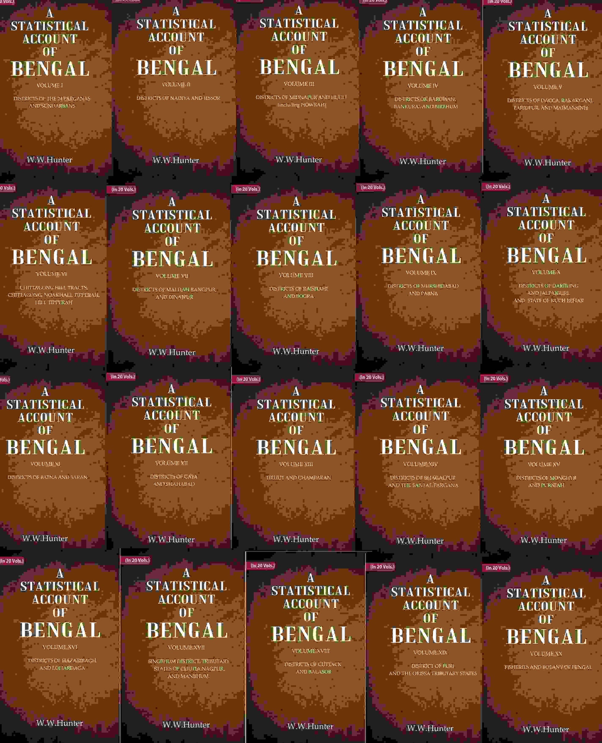 A Statistical Account of Bengal 20 Vols. Set - Gyan Books - Swadesiicart