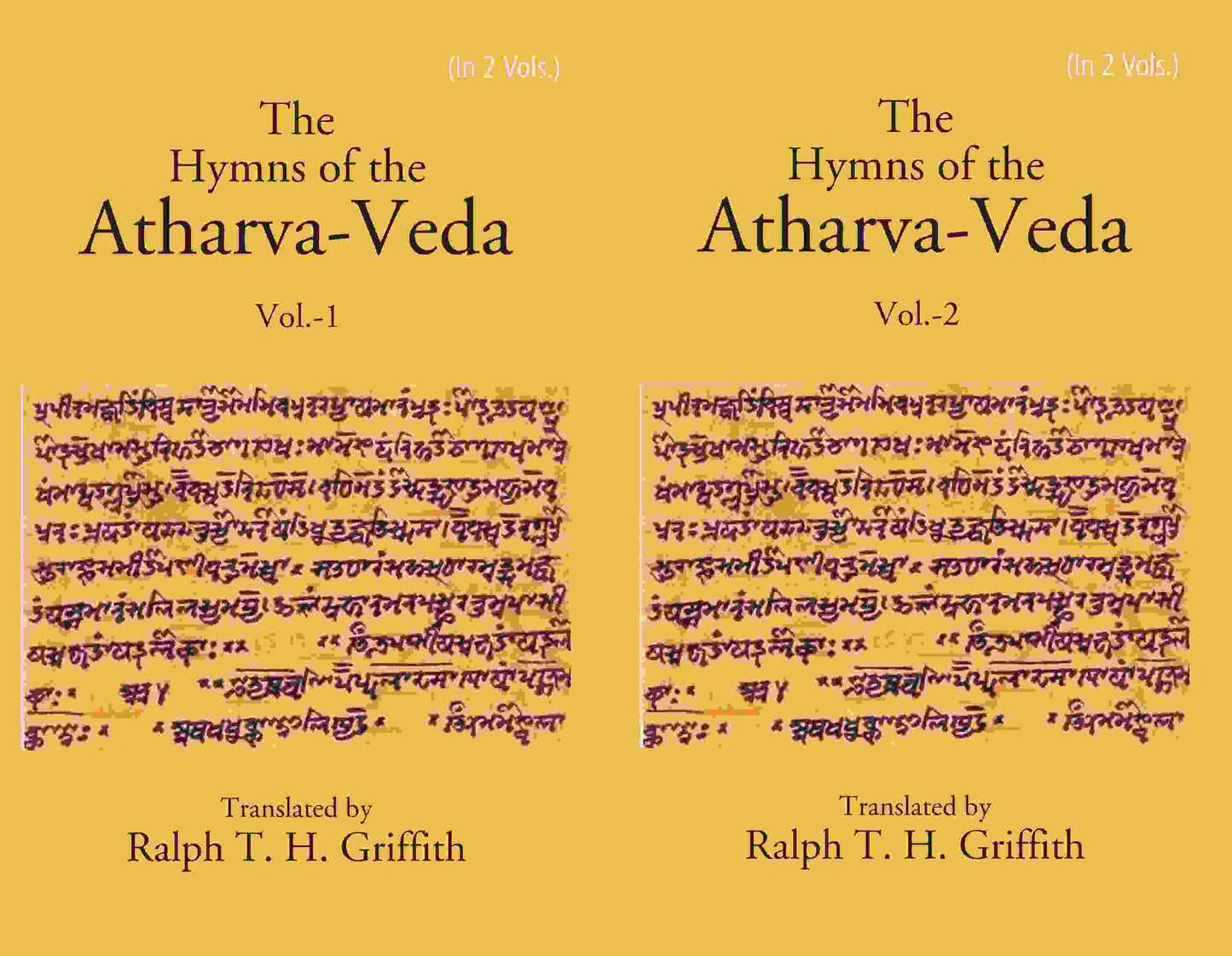 The Hymns of the Atharva-Veda 2 Vols. Set - Gyan Books - Swadesiicart