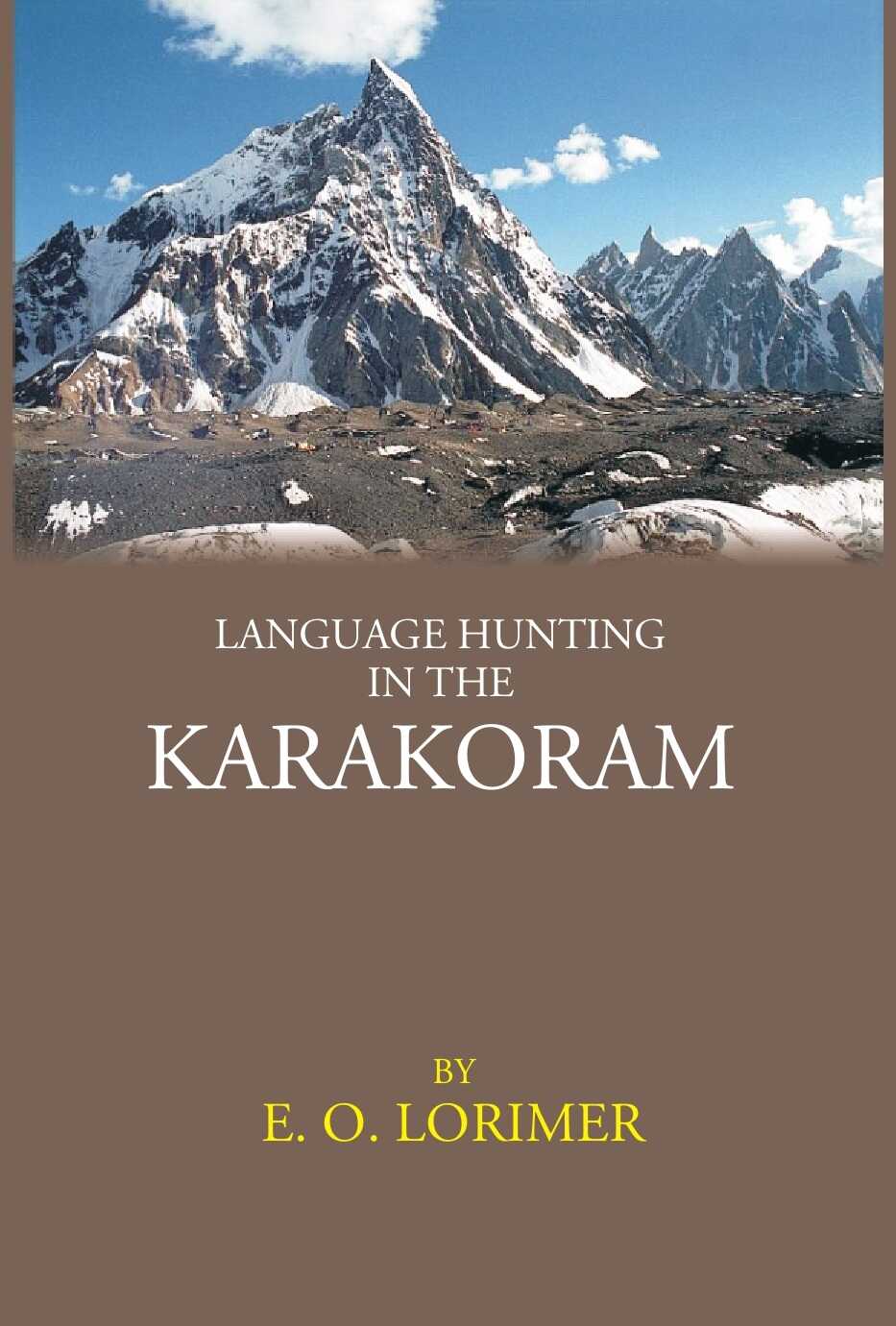 LANGUAGE HUNTING IN THE KARAKORAM - Gyan Books - Swadesiicart