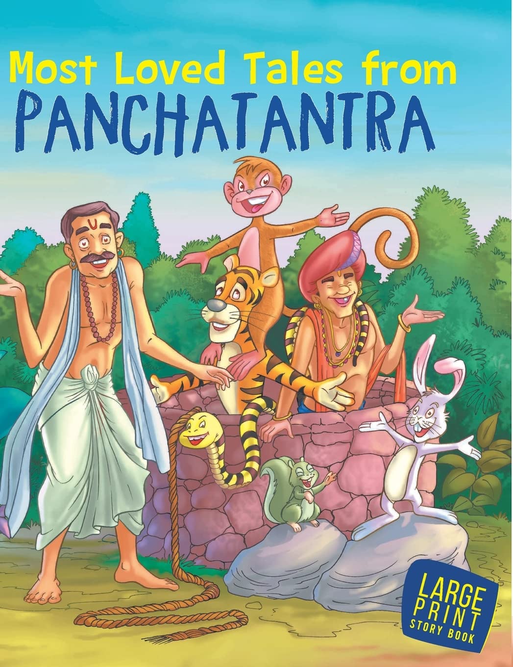 Most Loved Tales from Panchatantra : Large Print - Om Books - Swadesiicart