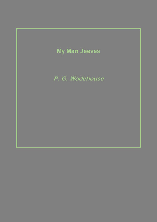 My Man Jeeves - Gyan Books - Swadesiicart