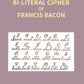 Key to the Bi-Literal Cipher of Francis Bacon - Gyan Books - Swadesiicart