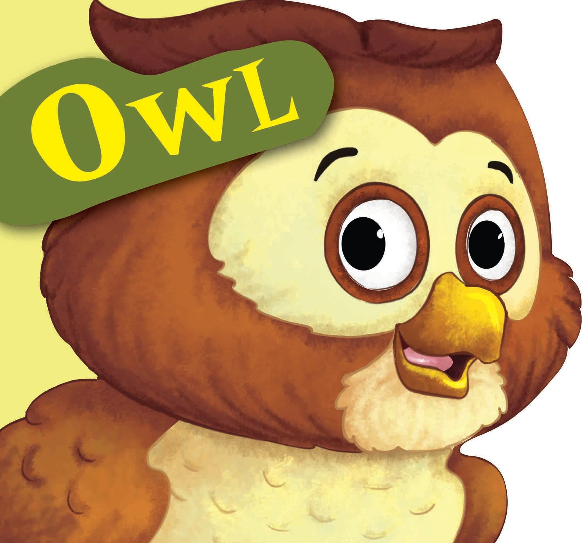 Owl : Cutout Board Book - Om Books - Swadesiicart