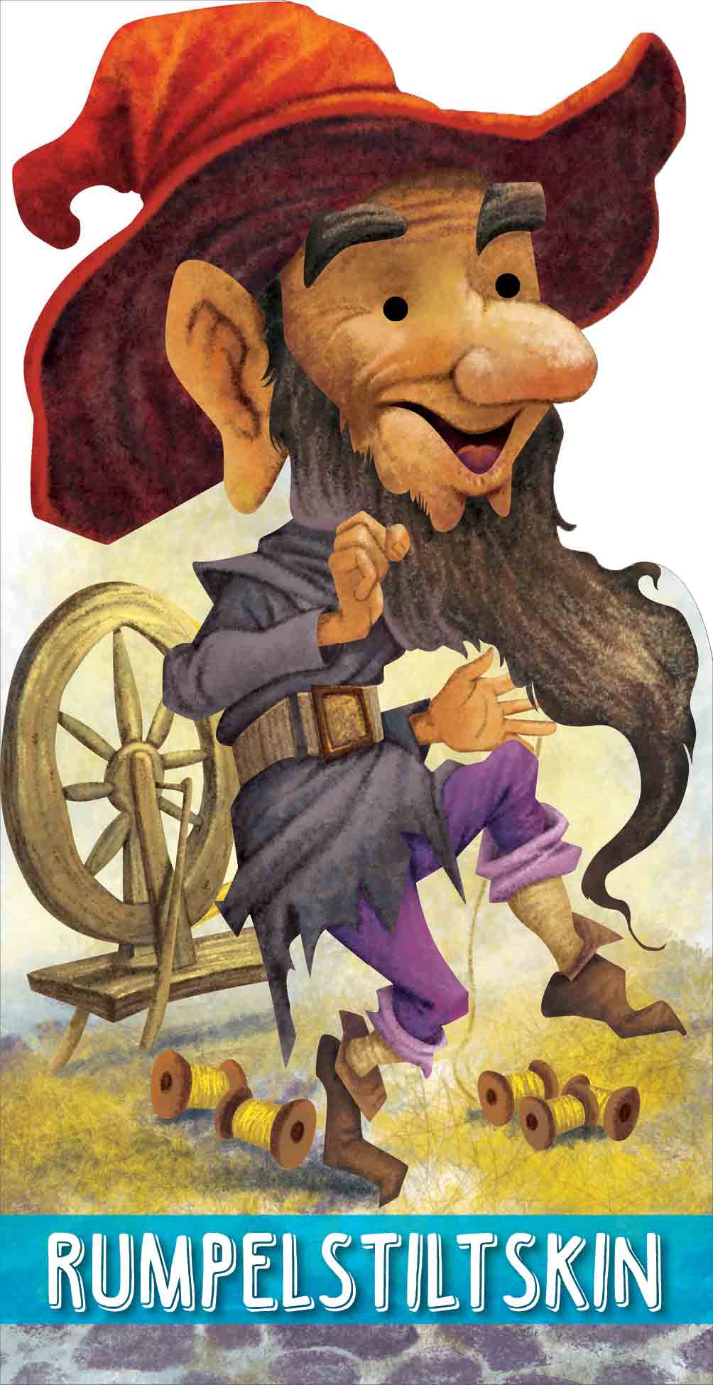 Rumpelstiltskin : Cutout Story Book - Om Books - Swadesiicart