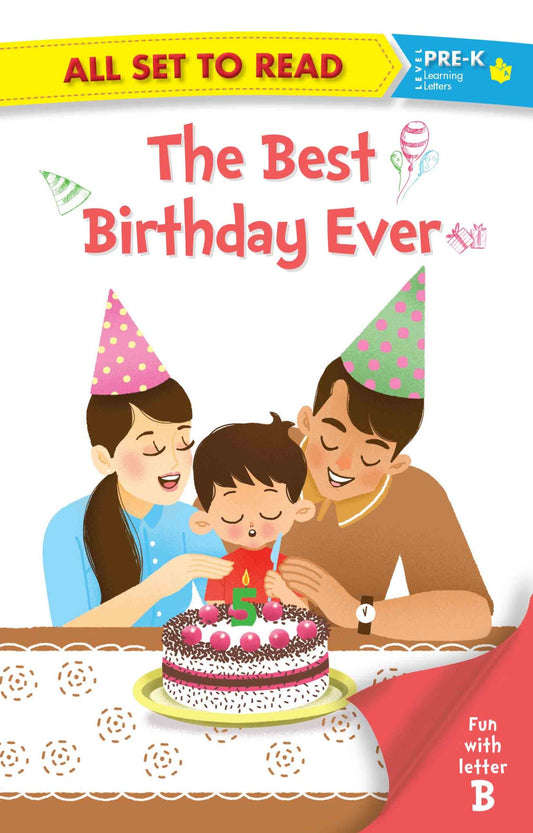All set to Read fun with B The Best Birthday Ever - Om Books - Swadesiicart
