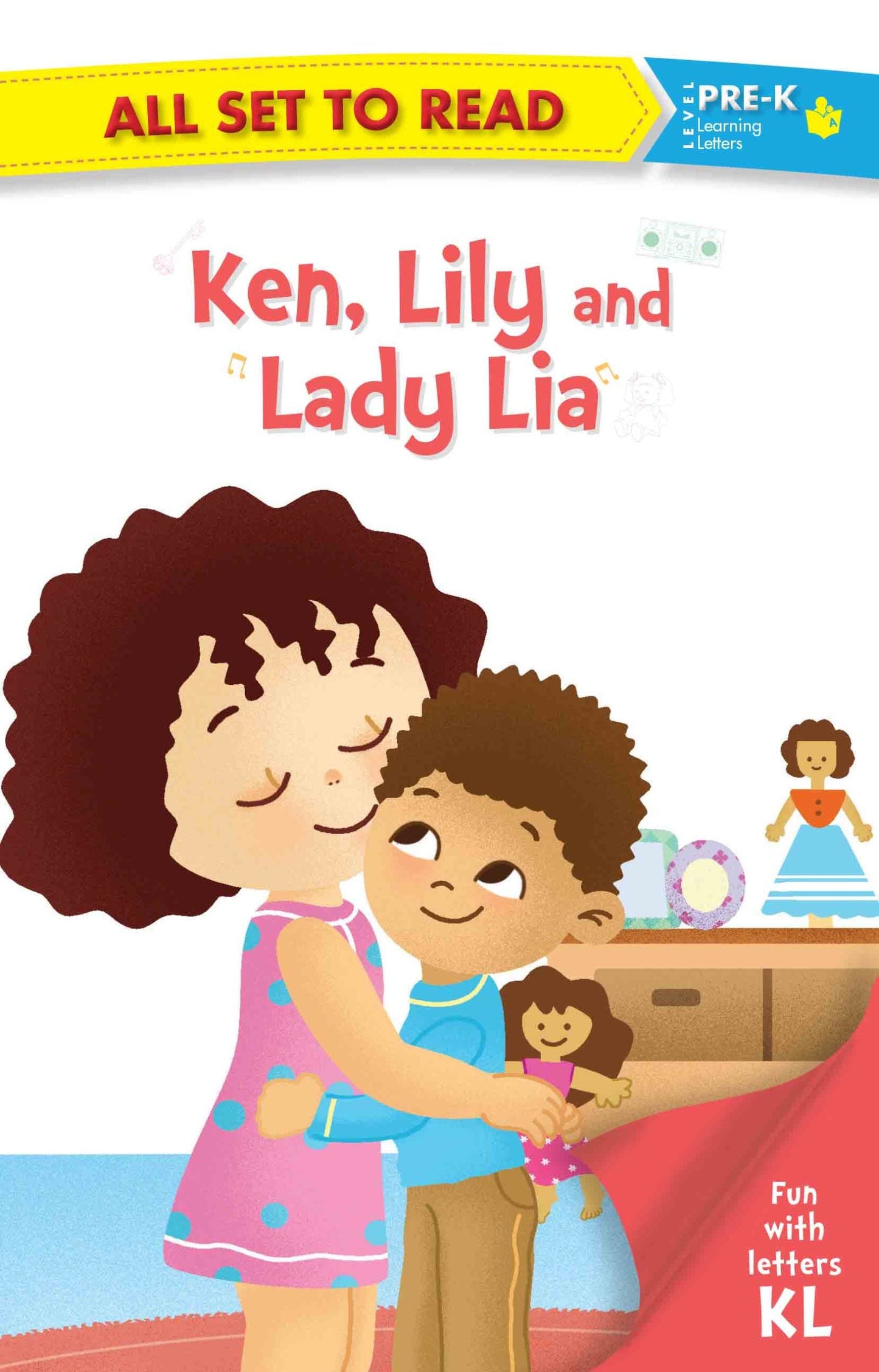 All set to Read fun with Letter K L Ken Lily and Lady Lia - Om Books - Swadesiicart
