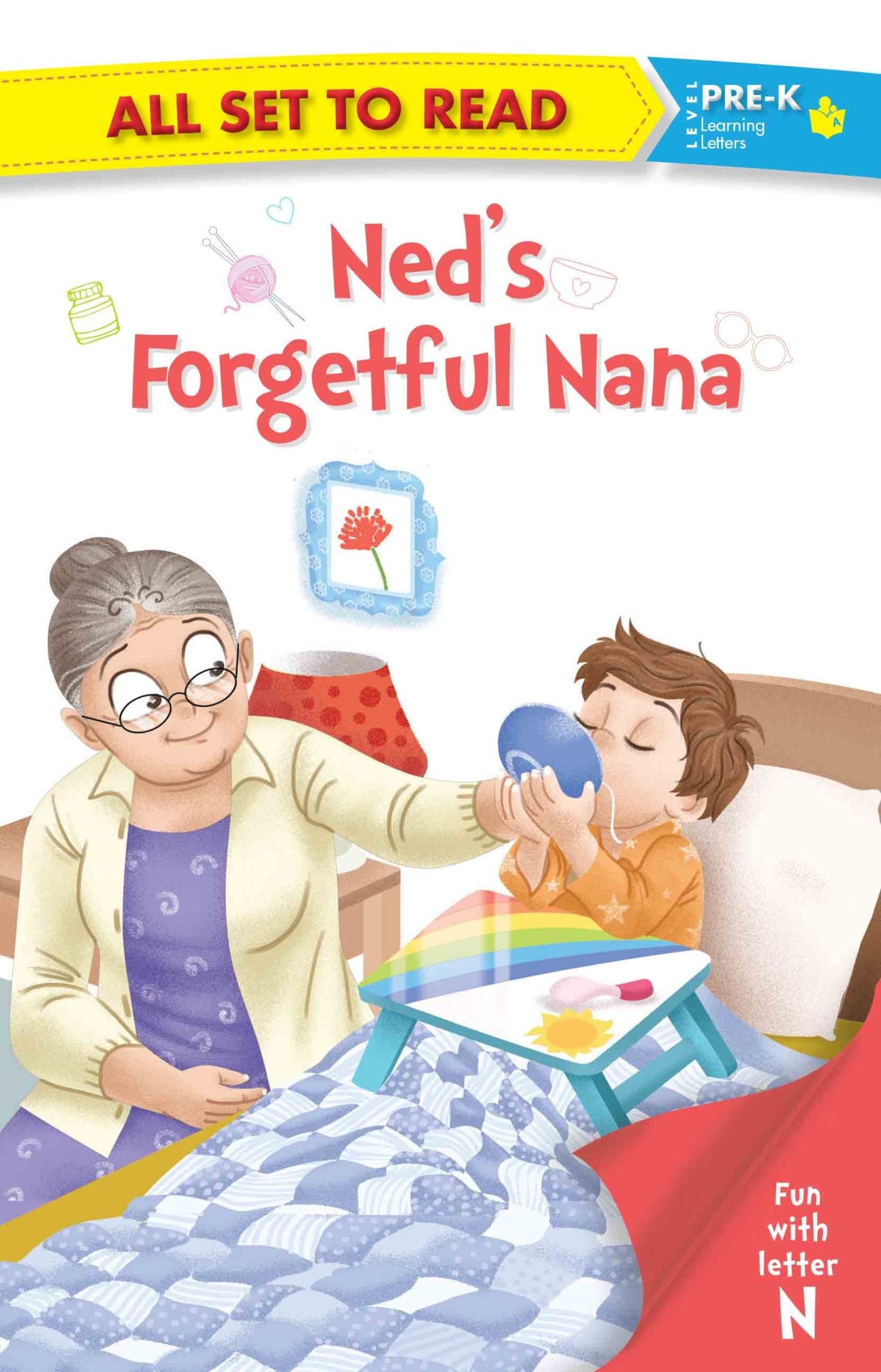 All set to Read fun with Letter N Neds Forgetful Nana - Om Books - Swadesiicart