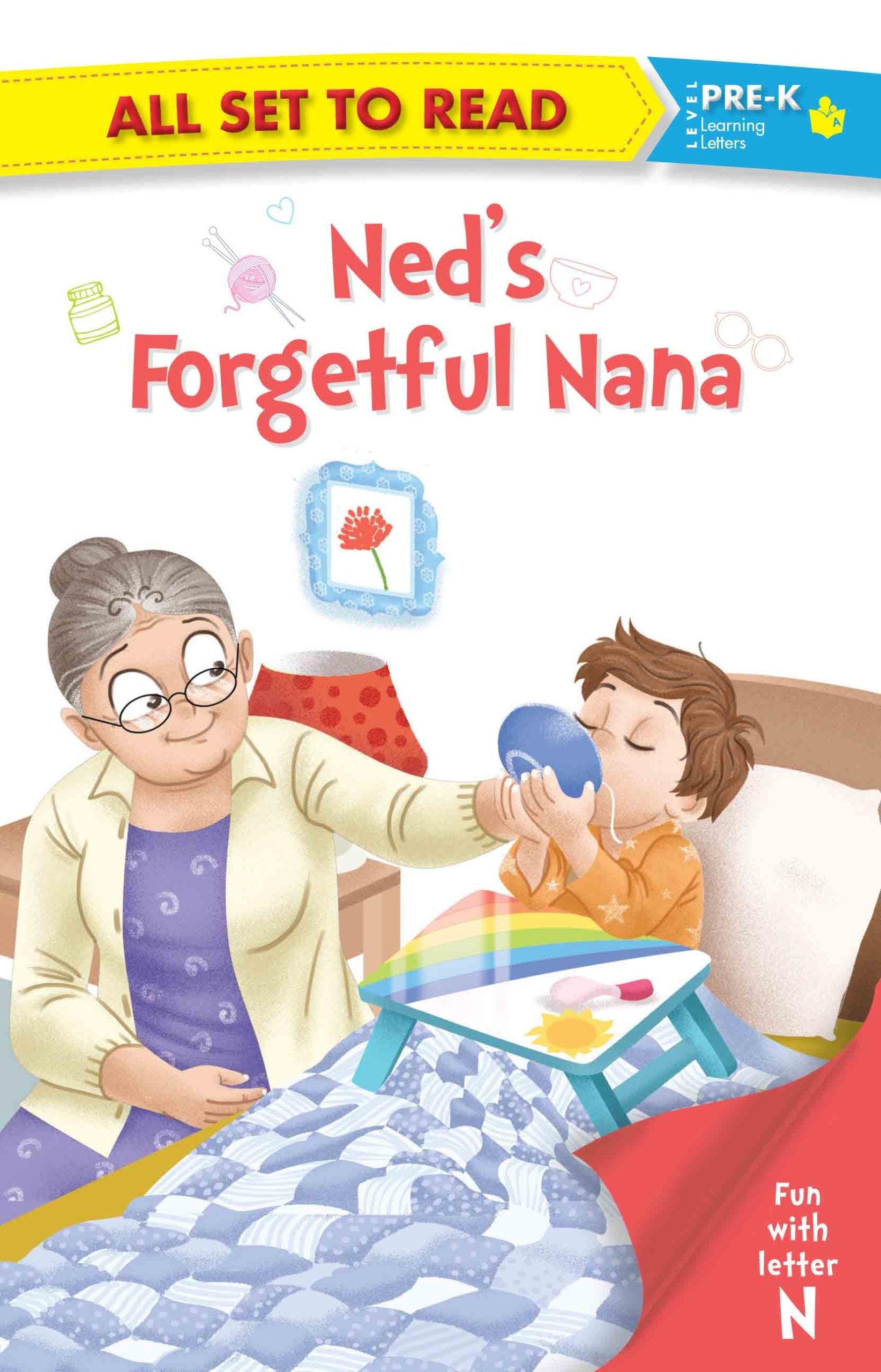 All set to Read fun with Letter N Neds Forgetful Nana - Om Books - Swadesiicart