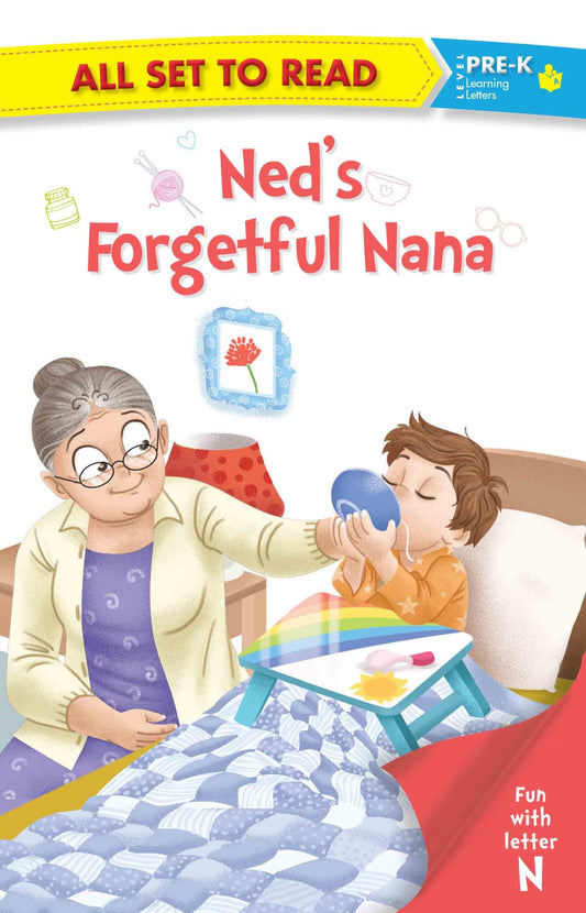 All set to Read fun with Letter N Neds Forgetful Nana - Om Books - Swadesiicart