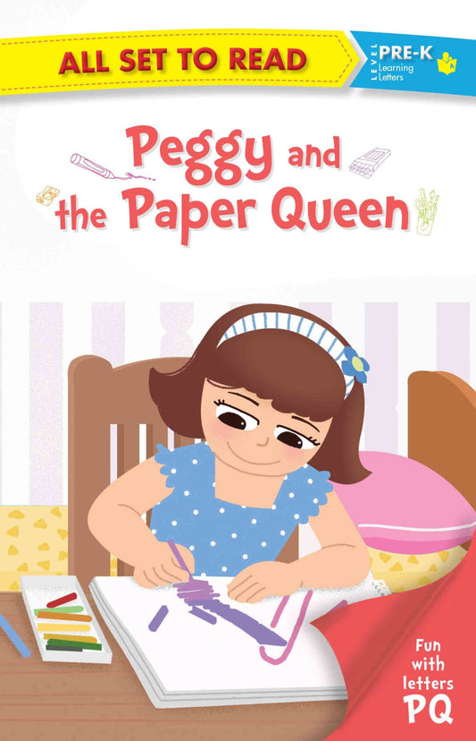 All set to Read fun with Letter P Q Peggy and the Paper Queen - Om Books - Swadesiicart