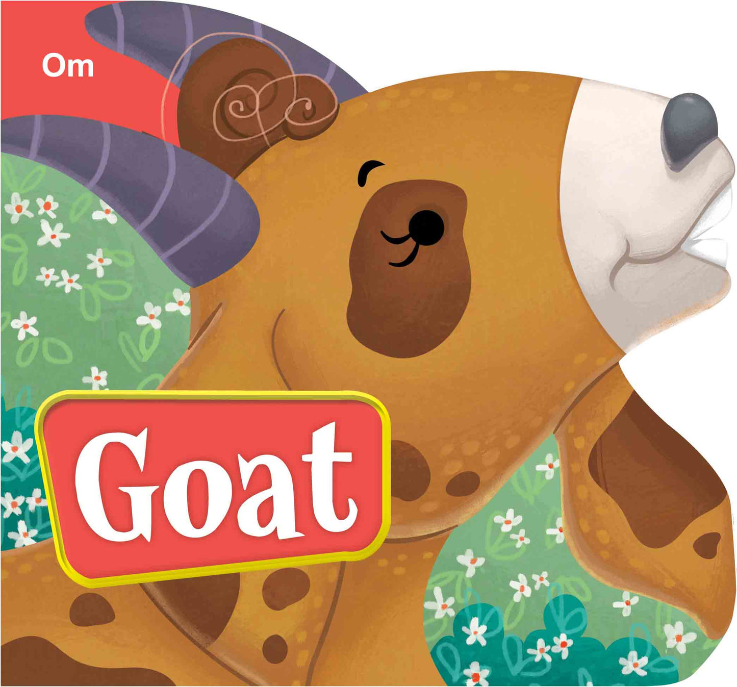 Goat : Cutout Board Book - Om Books - Swadesiicart
