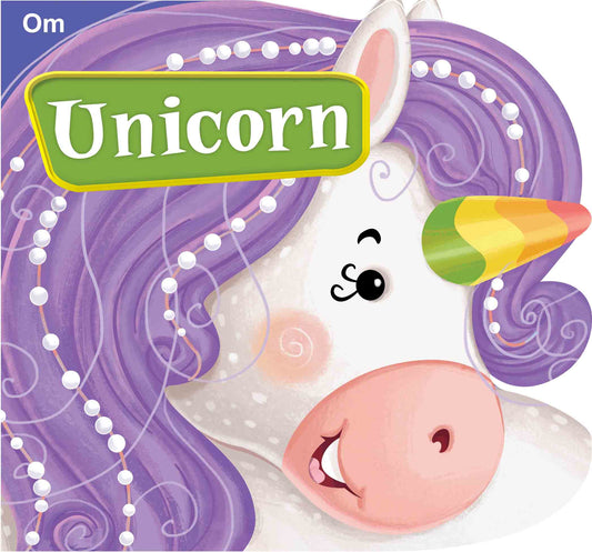 Unicorn : Cutout Board Book - Om Books - Swadesiicart
