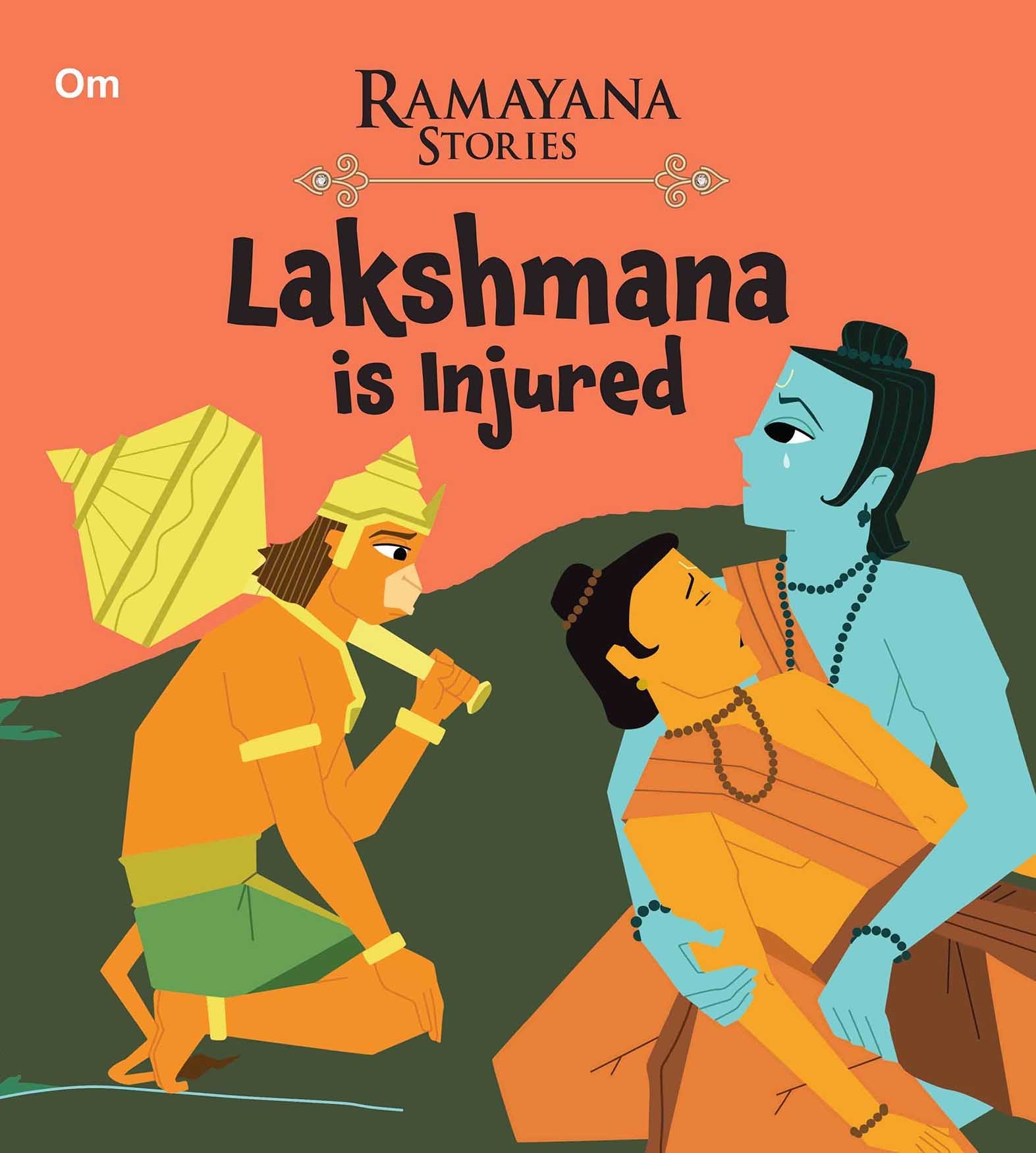 Lakshmana is Injured : Ramayana Stories - Om Books - Swadesiicart