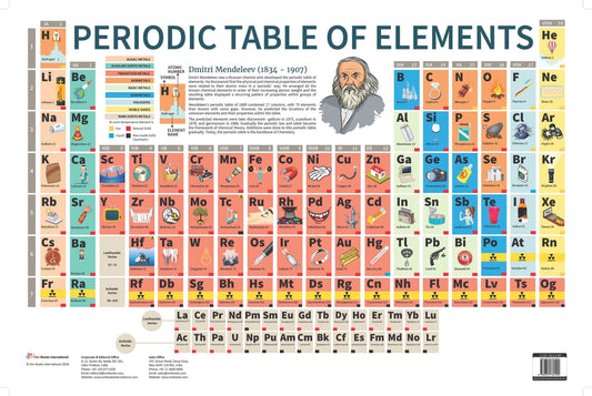Periodic Table of Elements : Charts - Om Books - Swadesiicart