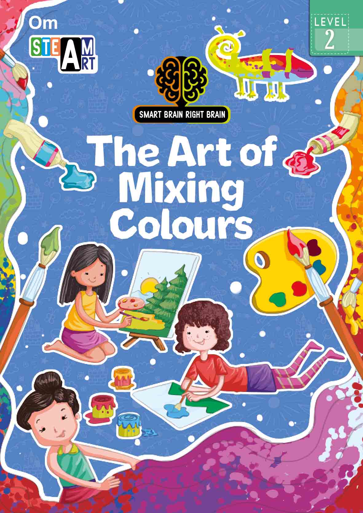 Smart Brain Right Brain Art Level 2 : The Art of Mixing Colours - Om Books - Swadesiicart