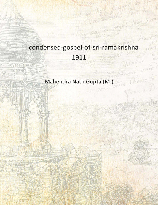 condensed gospel of sri ramakrishna - Gyan Books - Swadesiicart