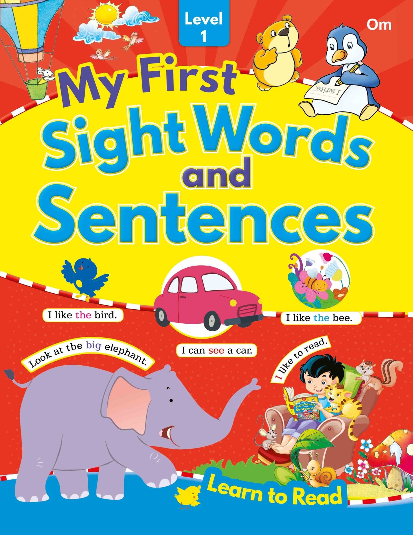 My First Sight Words and Sentences Level 1 - Om Books - Swadesiicart