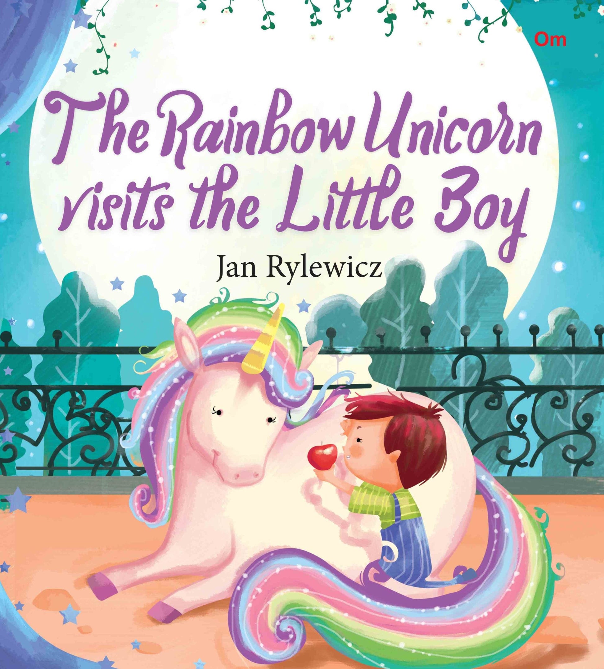 The Rainbow Unicorn Visits the Little Boy : Unicorn Stories - Om Books - Swadesiicart