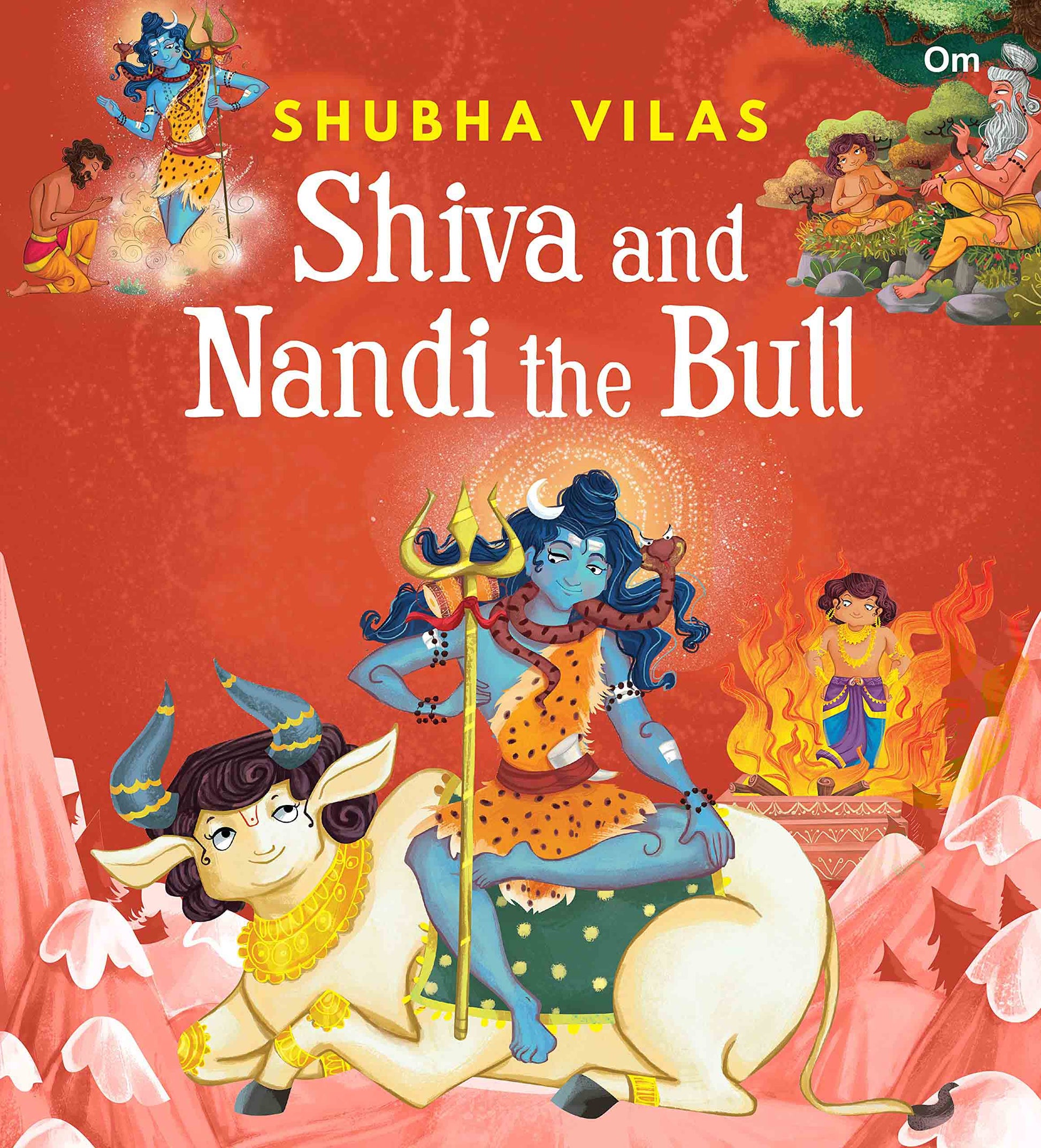 Vehicles of Gods : Shiva and Nandi the Bull - Om Books - Swadesiicart
