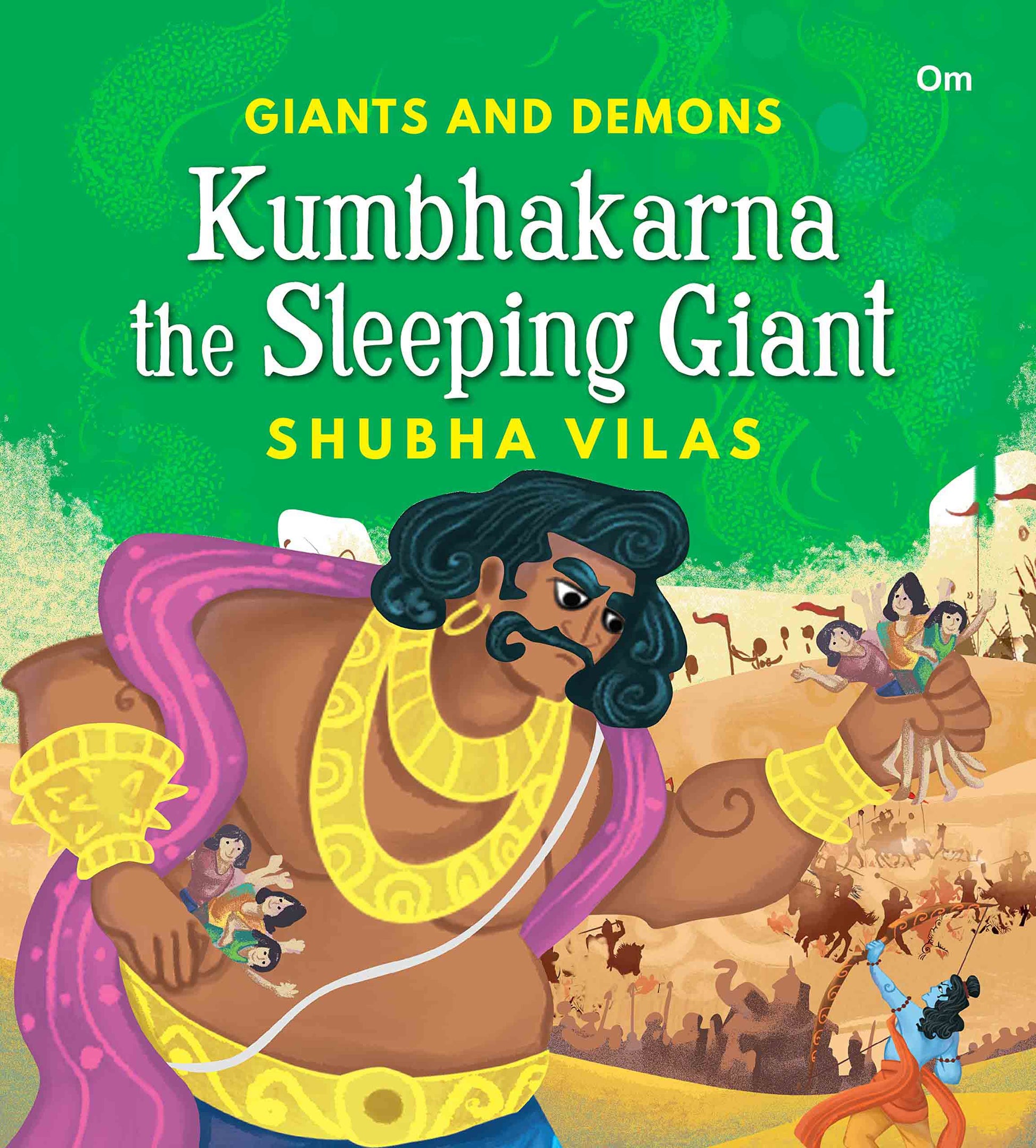 Giant and Demons : Kumbhakarna the Sleeping Giant - Om Books - Swadesiicart