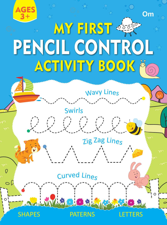 My First Pencil Control Activity Book - Om Books - Swadesiicart