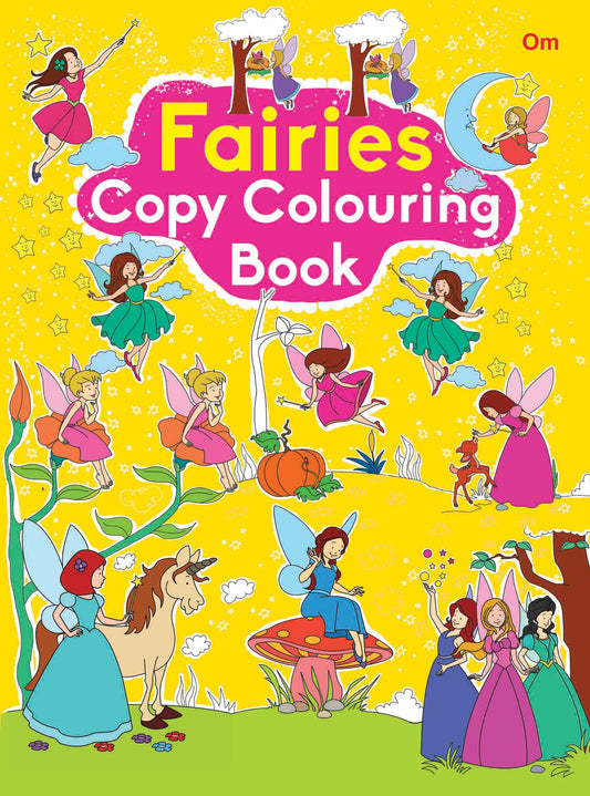Fairies Copy Colouring Book - Om Books - Swadesiicart