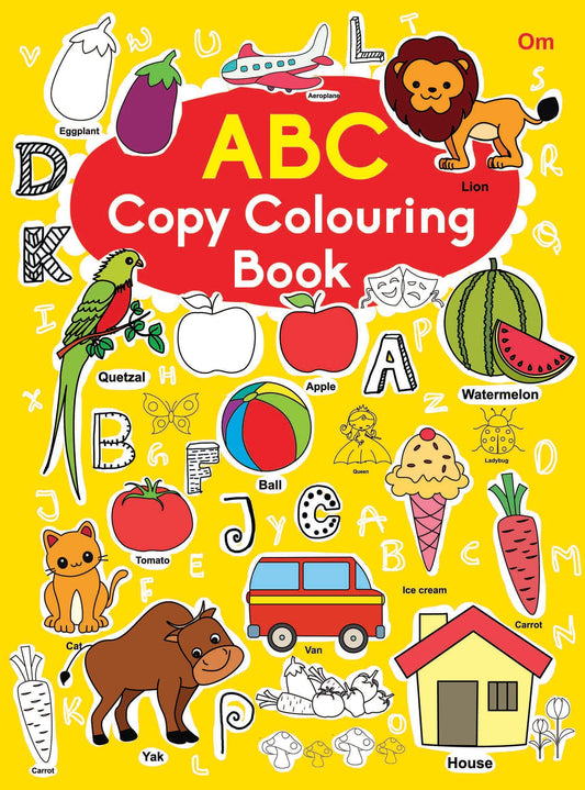 ABC Copy Colouring Book - Om Books - Swadesiicart