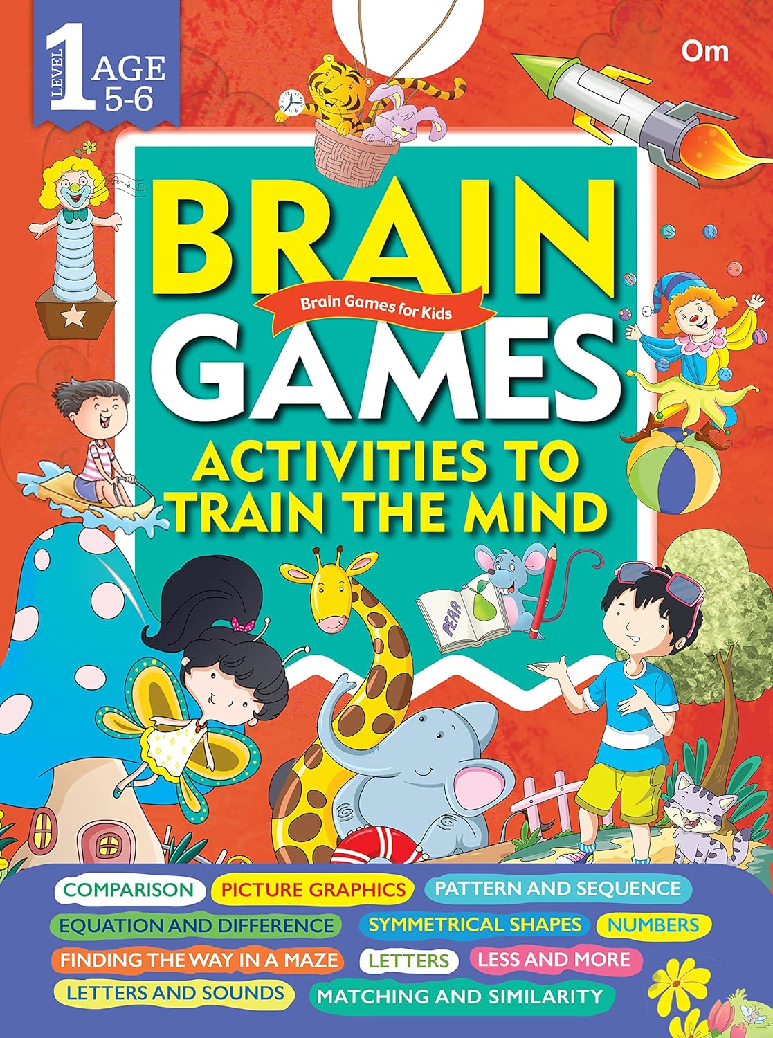 Brain Game Activity to Train The Mind level - 1 - Om Books