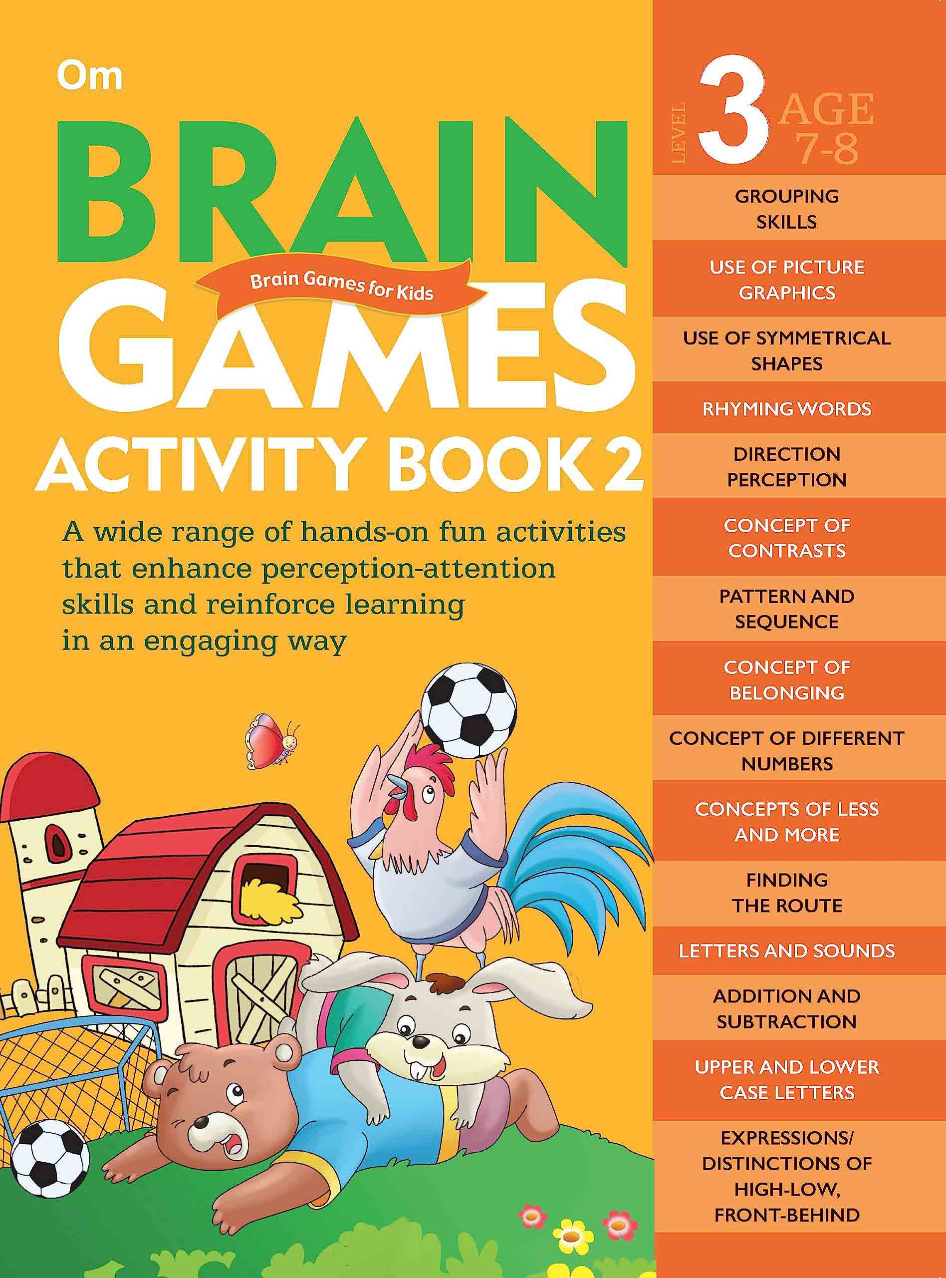 Brain Games Activity Books- 2 Level - 3 - Om Books - Swadesiicart