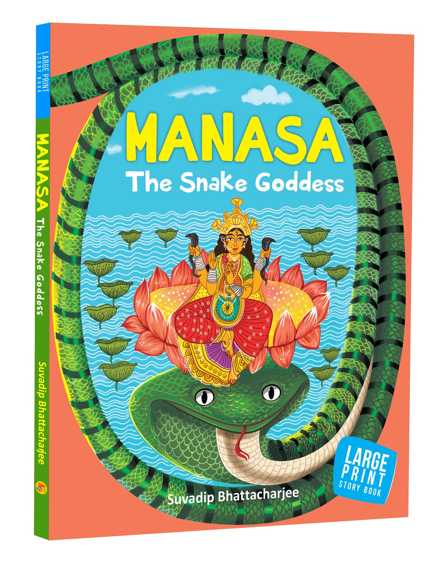 Manasa: The Snake Goddess - Indian Mythology for Children - Goddess of India - Story book for Kids - Om Books - Swadesiicart