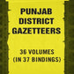 Punjab District Gazetteers 36 Vols. Set in 37 Bindings - Gyan Books - Swadesiicart