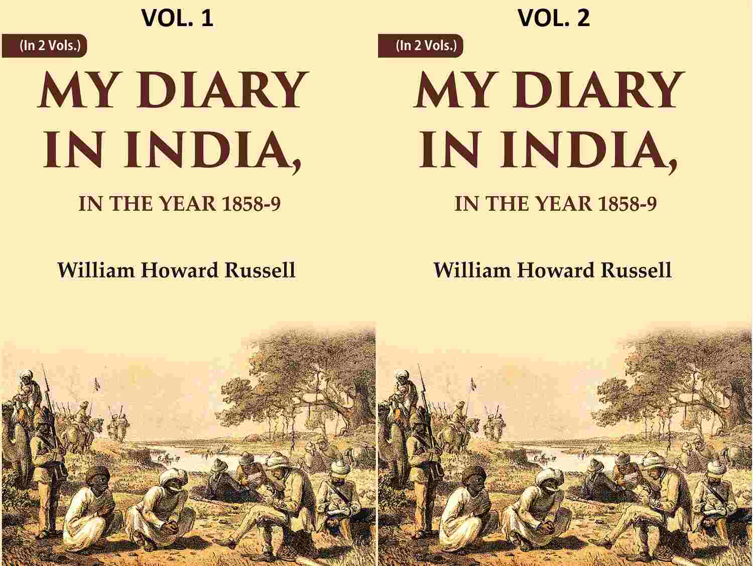 My diary in India: In the year 1858-9 2 Vols. Set - Gyan Books - Swadesiicart