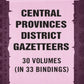 Central Provinces District Gazetteers 30 Vols. Set in 33 Bindings - Gyan Books - Swadesiicart