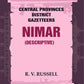 Central Provinces District Gazetteers: Nimar (Descriptive) 18th, Vol. A - Gyan Books - Swadesiicart