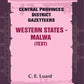 Central Provinces District Gazetteers: Western States - Malwa (Text) 28th, Vol. V, Pt. A - Gyan Books - Swadesiicart