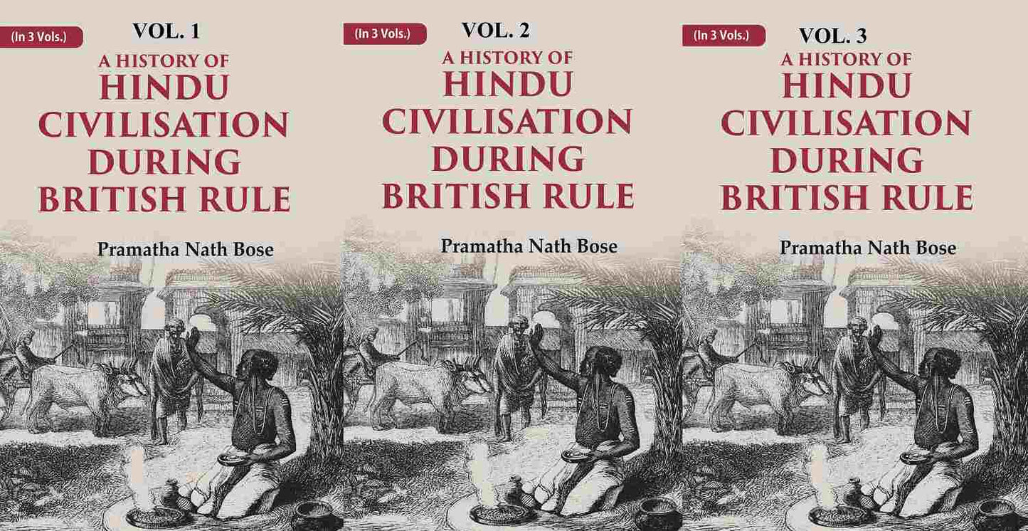 A History of Hindu Civilisation during British Rule 3 Vols. Set - Gyan Books - Swadesiicart