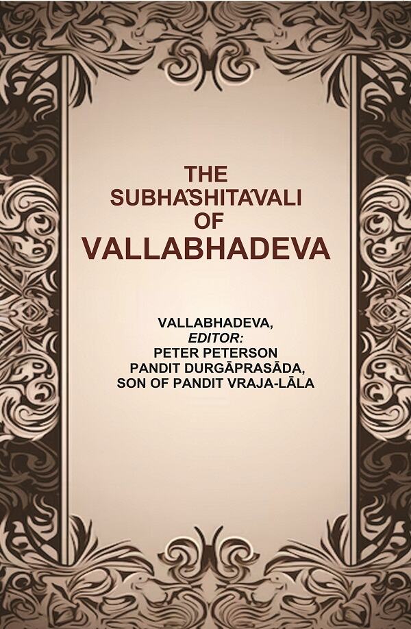 The Subhâshitâvali of Vallabhadeva - Gyan Books - Swadesiicart