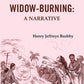 Widow-Burning: A Narrative - Gyan Books - Swadesiicart
