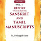 Report on a Search for Sanskrit and Tamil Manuscripts 1st - Gyan Books - Swadesiicart