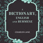 A Dictionary, English and Burmese - Gyan Books - Swadesiicart