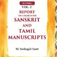 Report on a Search for Sanskrit and Tamil Manuscripts 2nd - Gyan Books - Swadesiicart