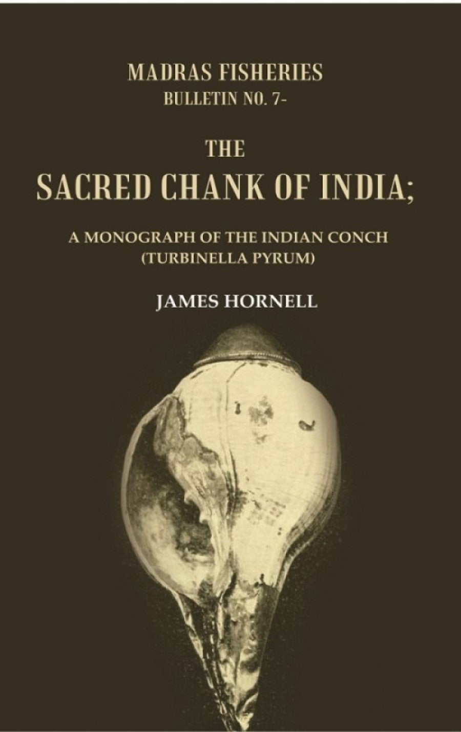 Madras fisheries bureau, bulletin No. 7-The sacred chank of India : a Monograph of the Indian conch (Turbinella pyrum) - Gyan Books - Swadesiicart