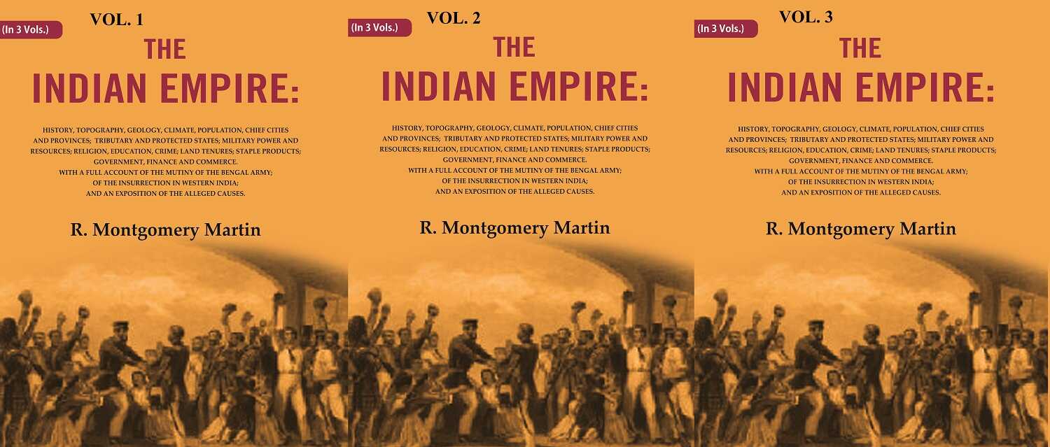 The Indian Empire: History, Topography, Geology, Climate, Population, Chief Cities And 3 Vols. Set - Gyan Books - Swadesiicart