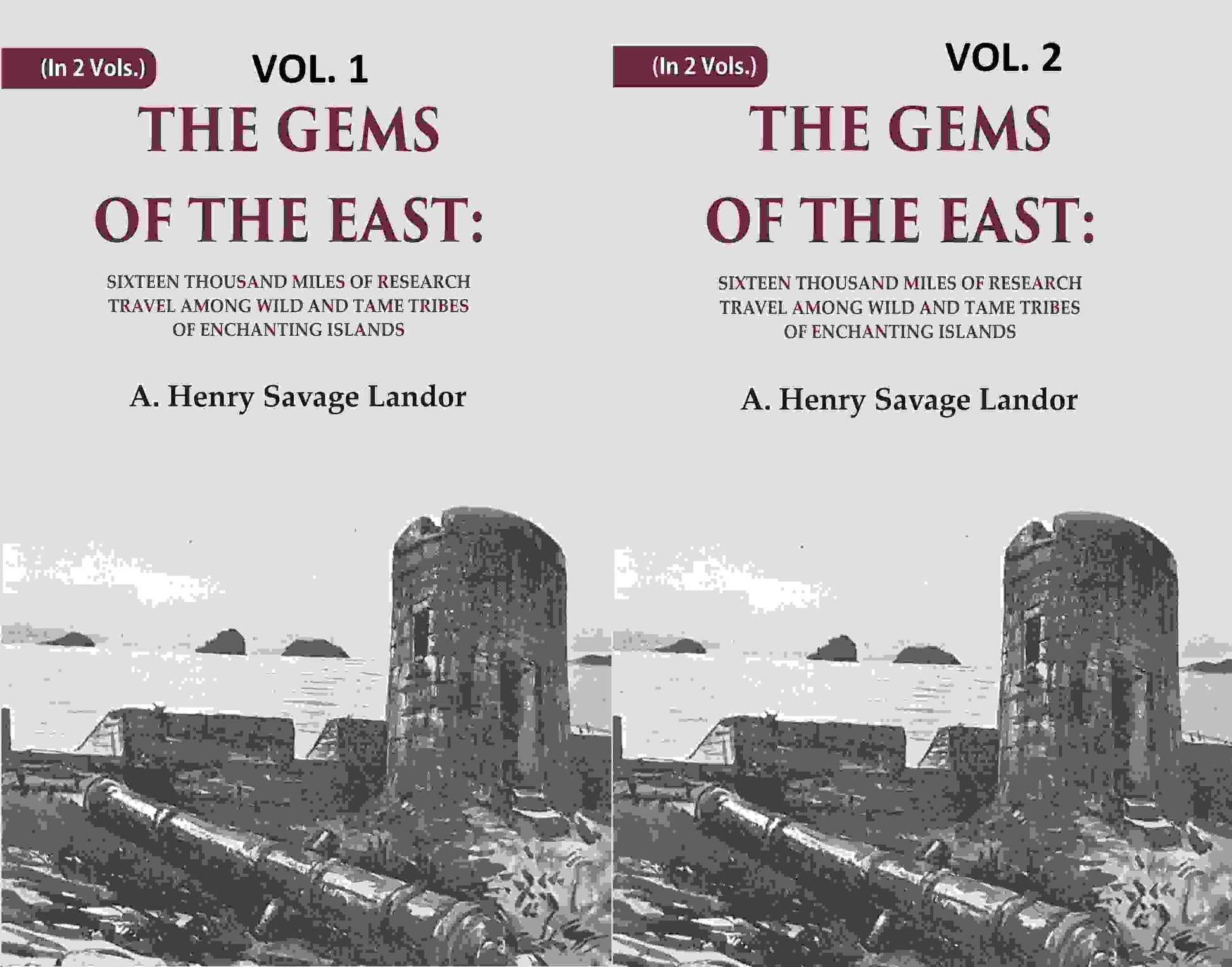 The Gems of the East: Sixteen Thousand miles of research Travel among wild and Tame Tribes of Enchanting Islands 2 Vols. set - Gyan Books - Swadesiicart
