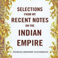 Selections from my Recent Notes on the Indian Empire - Gyan Books - Swadesiicart