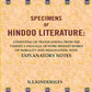 Specimens Of Hindoo Literature: Consisting Of Translations, From The Tamoul Language, Of Some Hindoo Works - Gyan Books - Swadesiicart