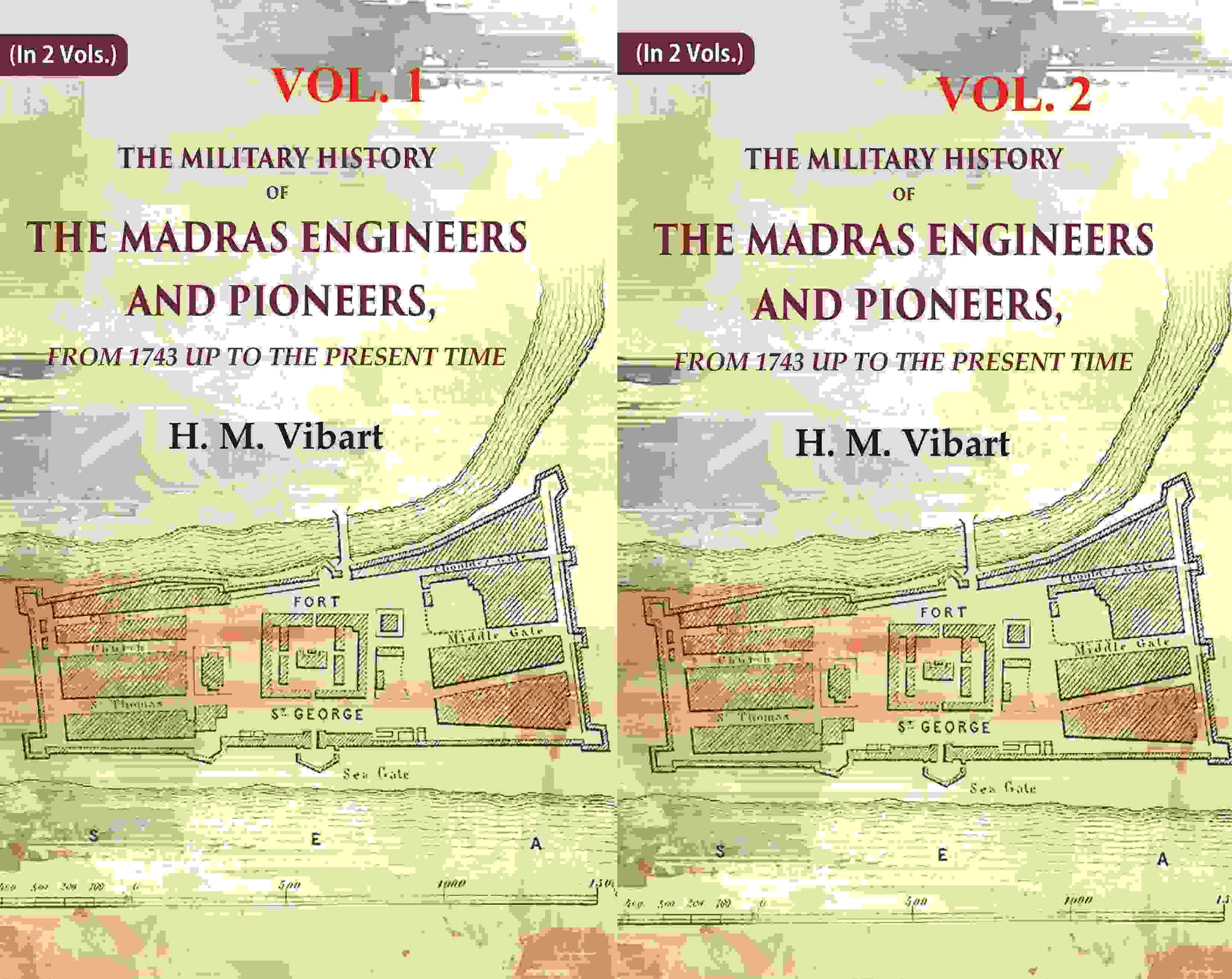 The Military History of the Madras Engineers and Pioneers,: From 1743 Up to the Present Time 2 Vols. Set - Gyan Books - Swadesiicart